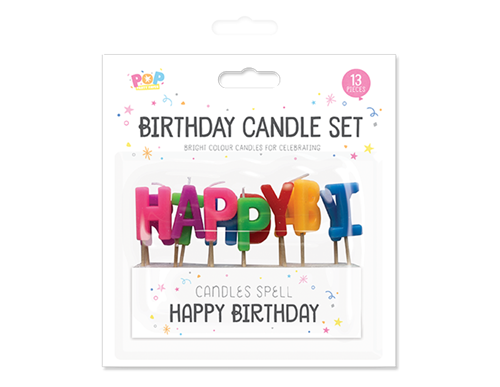 Happy Birthday Candle Set Happy Birthday Candle Set